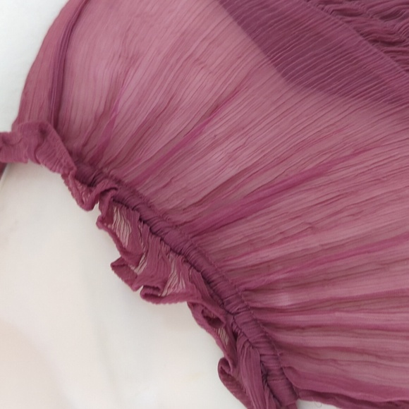 Free People Sequin Dream Cuff Blouse XS - Picture 11 of 16